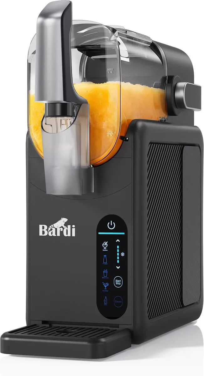 Bardi Slush Hero 74762 Slushmachine - 220W - 6 Programma's - Grijs met RVS Cup Set