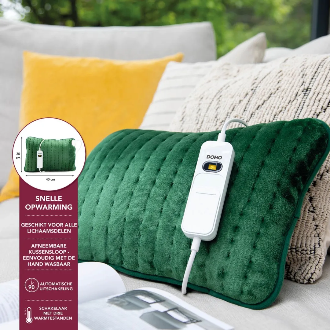 Domo DO638K Warmtekussen 30x40cm - Groen