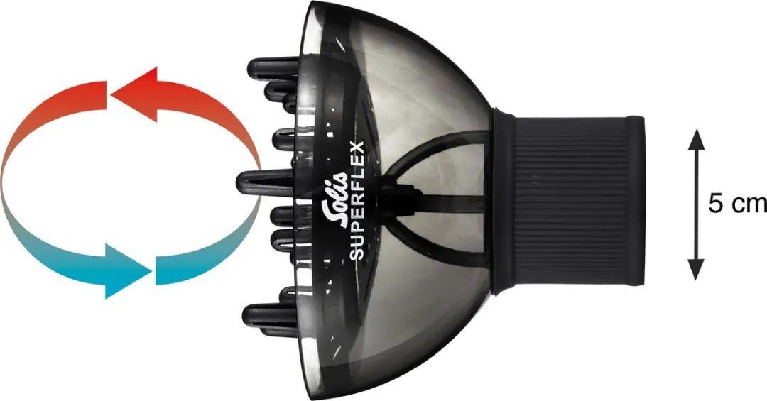 Solis Superflex Softstyler Diffuser - Zwart