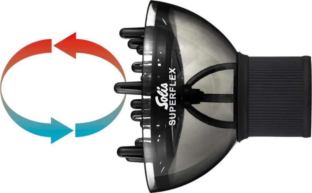 Solis Superflex Softstyler Diffuser - Zwart