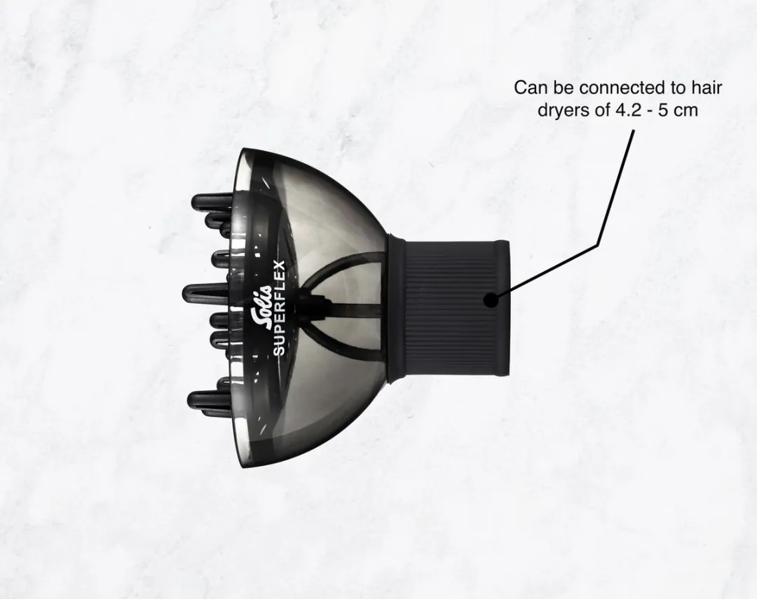 Solis Superflex Softstyler Diffuser - Zwart