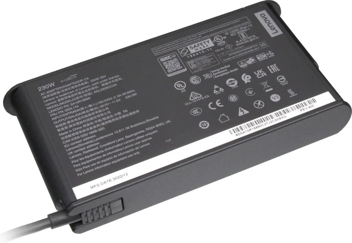 Lenovo 02DL143 Oplader 230W - Laptop