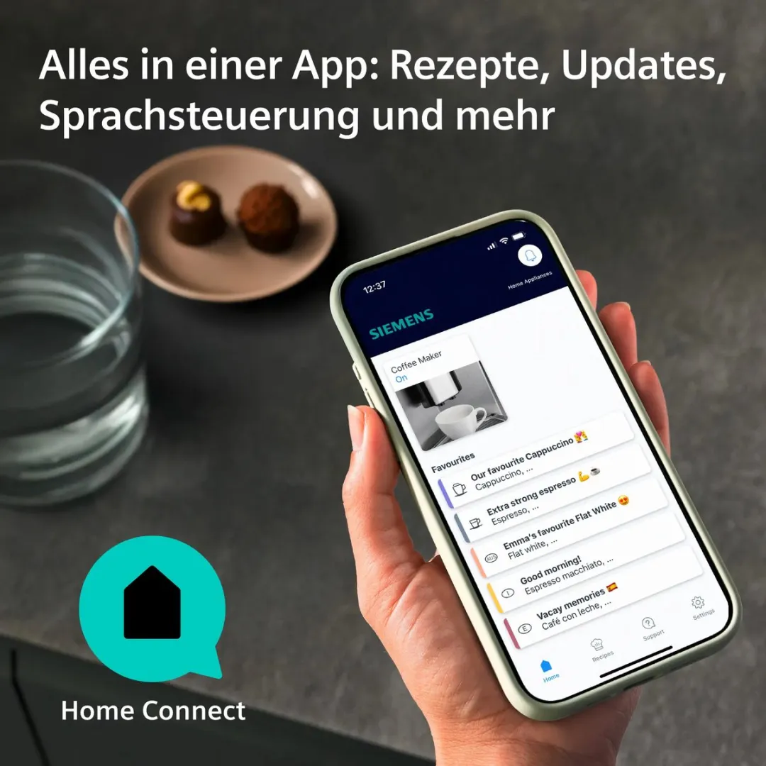 Siemens EQ.700 TQ725E03 Volledig Automatische Espressomachine - 2,4L - Zwart