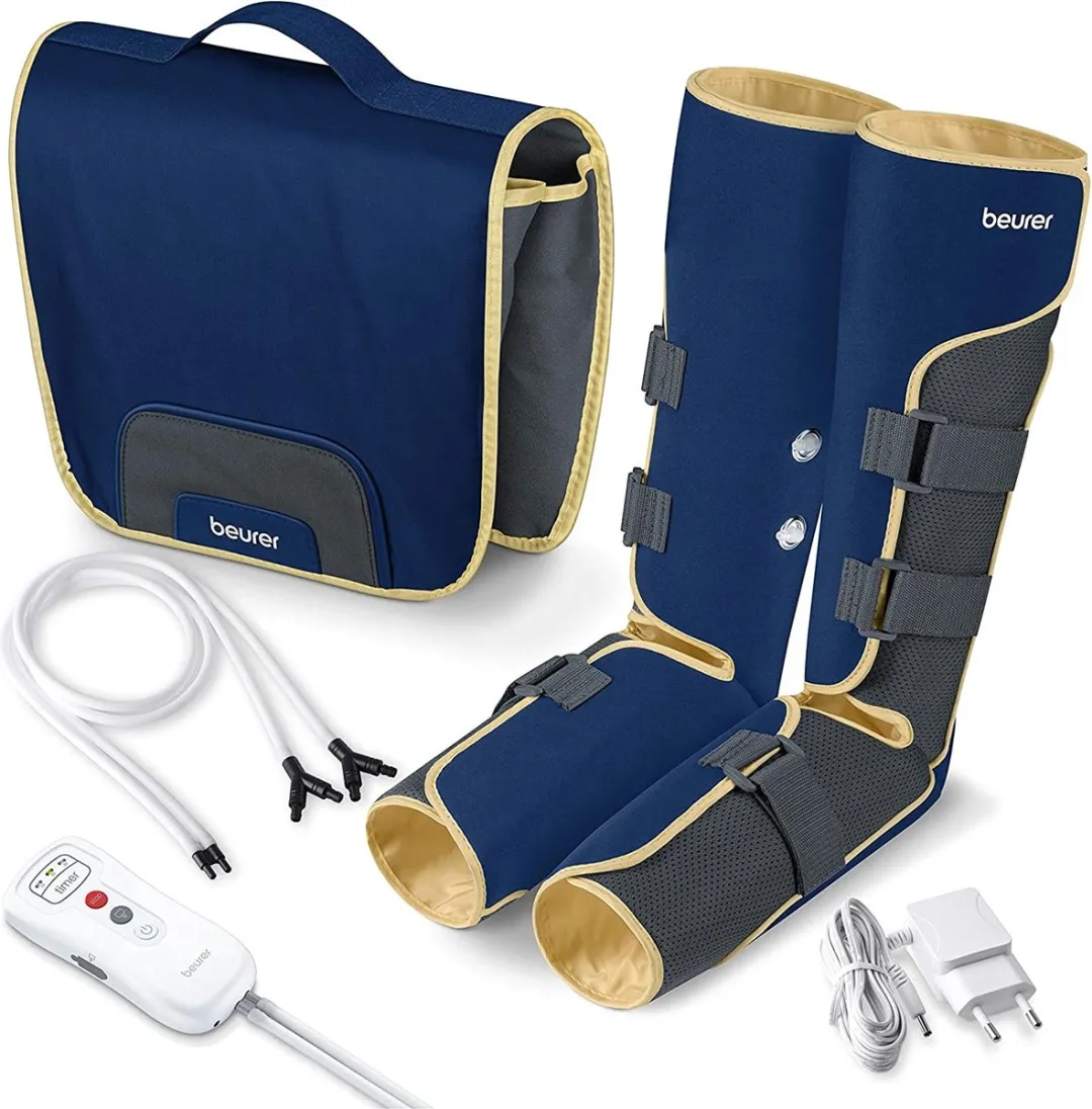 Beurer FM 150 Luchtmassage Been- & Voetmassageapparaat - 2 Manchetten - Blauw-grijs
