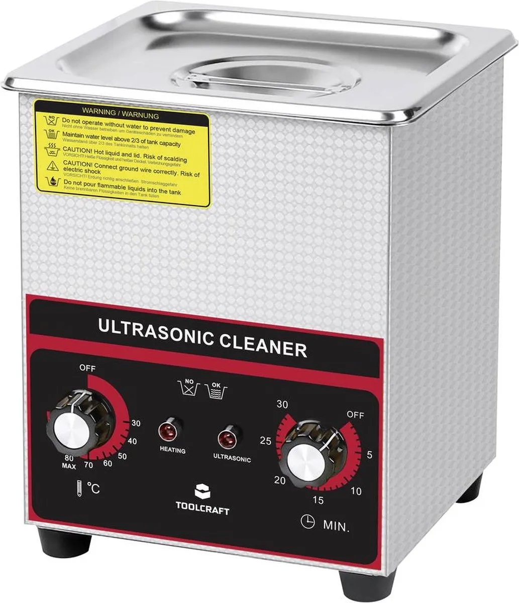 TOOLCRAFT USC-200 Ultrasoonreiniger 160W 2L