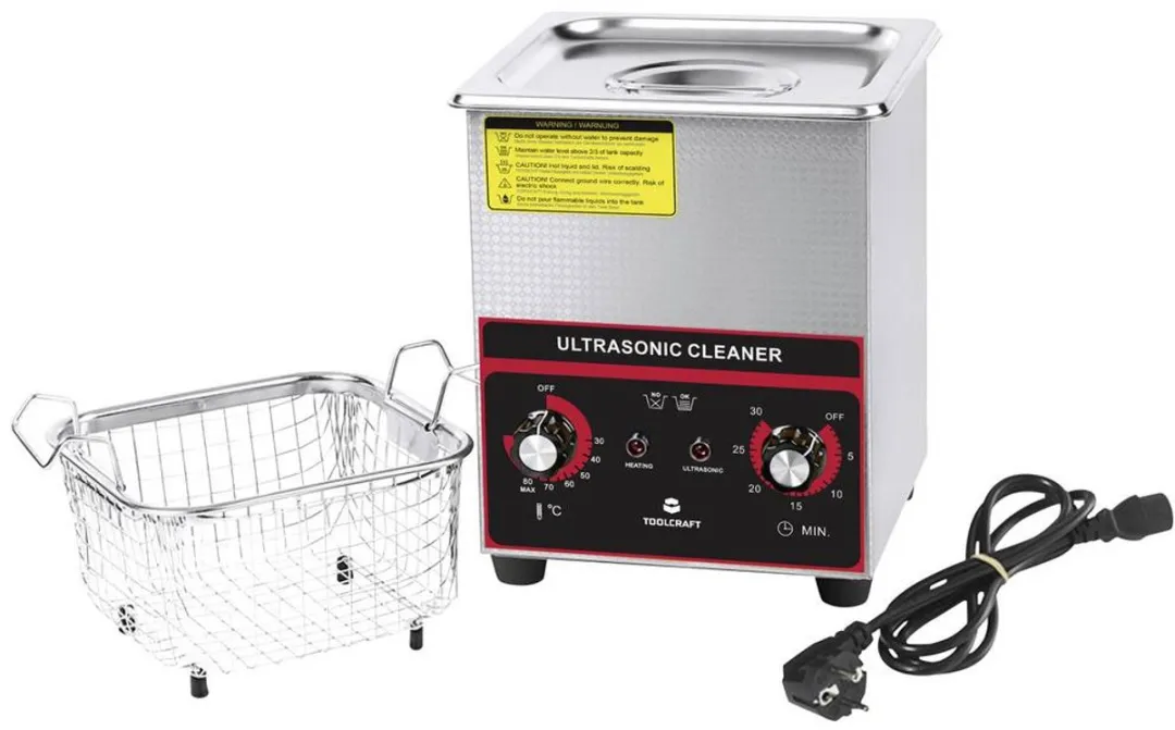 TOOLCRAFT USC-200 Ultrasoonreiniger 160W 2L - Met verwarming