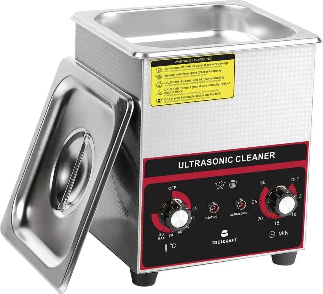 TOOLCRAFT USC-200 Ultrasoonreiniger 160W 2L - Met verwarming