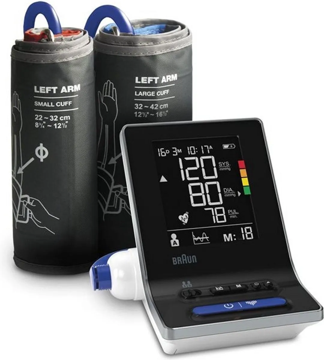 Braun ExactFit 3 BUA6150WE Bovenarm Bloeddrukmeter - 2 Gebruikers