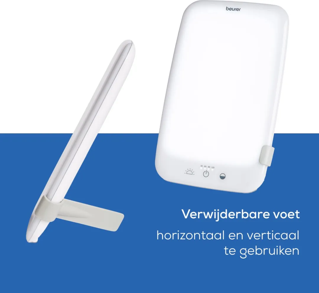 Beurer TL 35 Daglichtlamp – Lichttherapie lamp 10 000 Lux – Dimbaar & met Timer – Compact: Thuis, op Bureau & Onderweg – Medisch Gecertificeerd – Flikkervrij & UV-vrij – 3 Jaar Garantie
