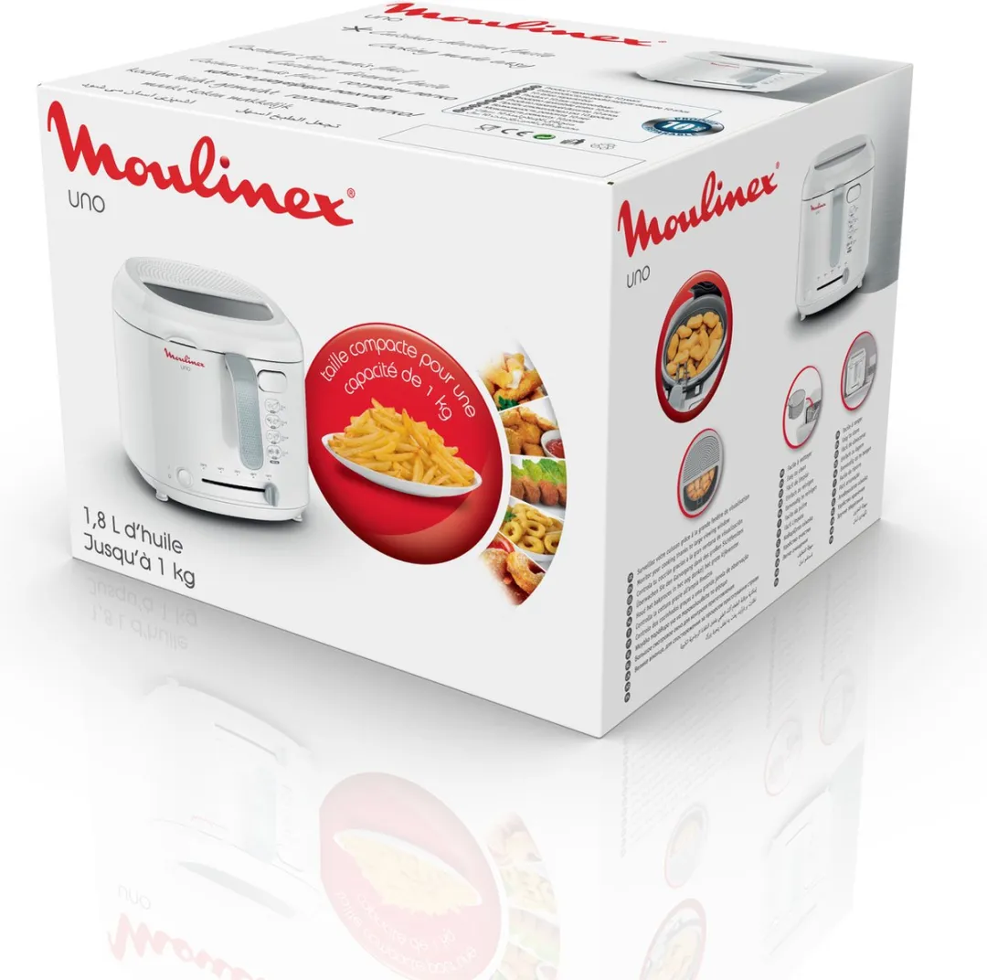 Moulinex Uno AF203110 Frituurpan 1,8L - Wit