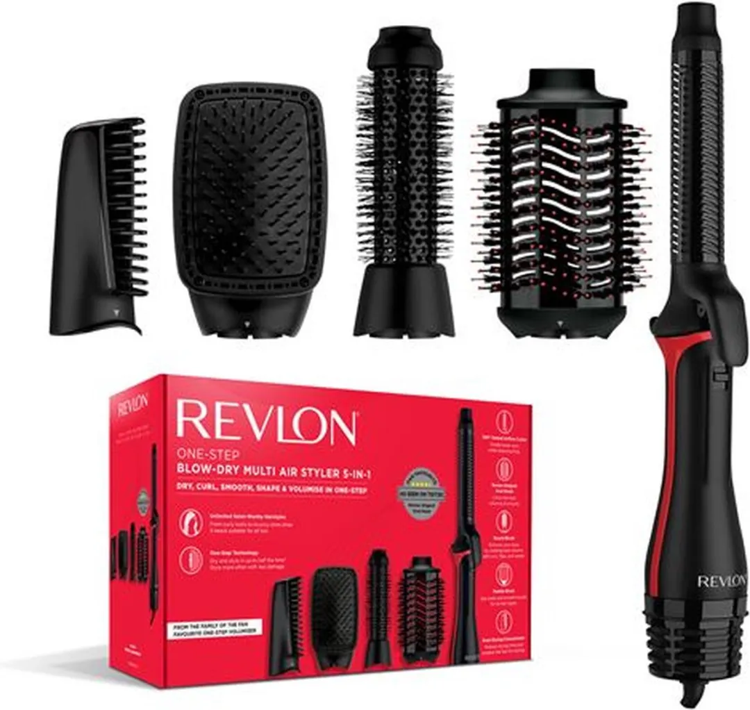 Revlon RVDR5371E One Step Blow Dry Multi Air Styler 5-in-1 - 820W - Zwart
