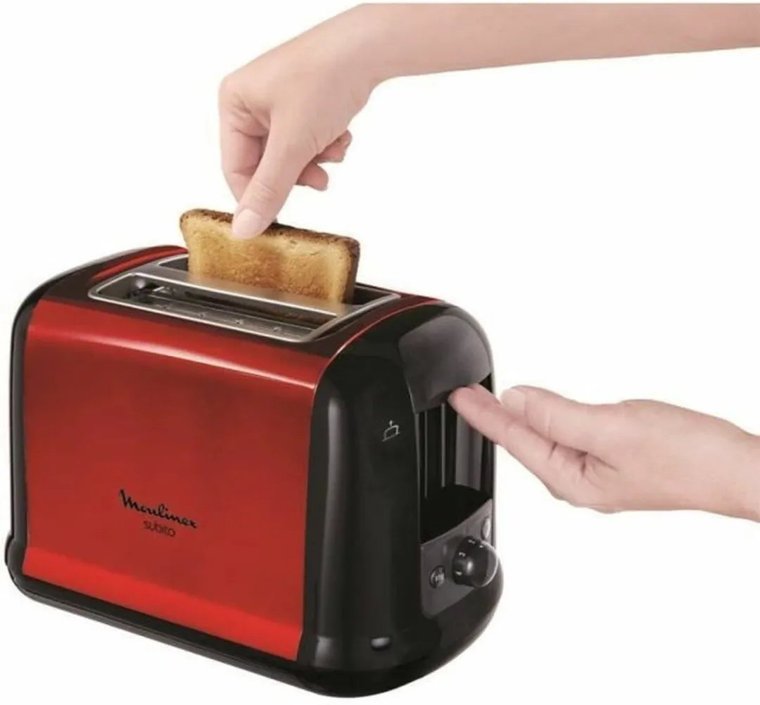 Moulinex Subito LT260D11 Broodrooster 2 Sandwiches - 850W - Rood