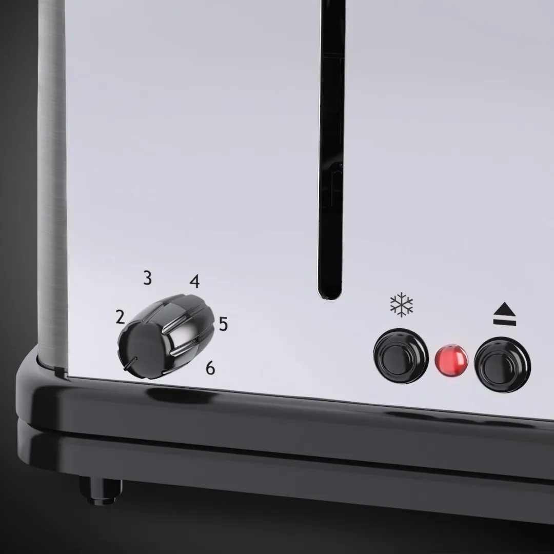 Russell Hobbs Adventure 23610-56 Broodrooster 4 Sneden - 1600W - RVS