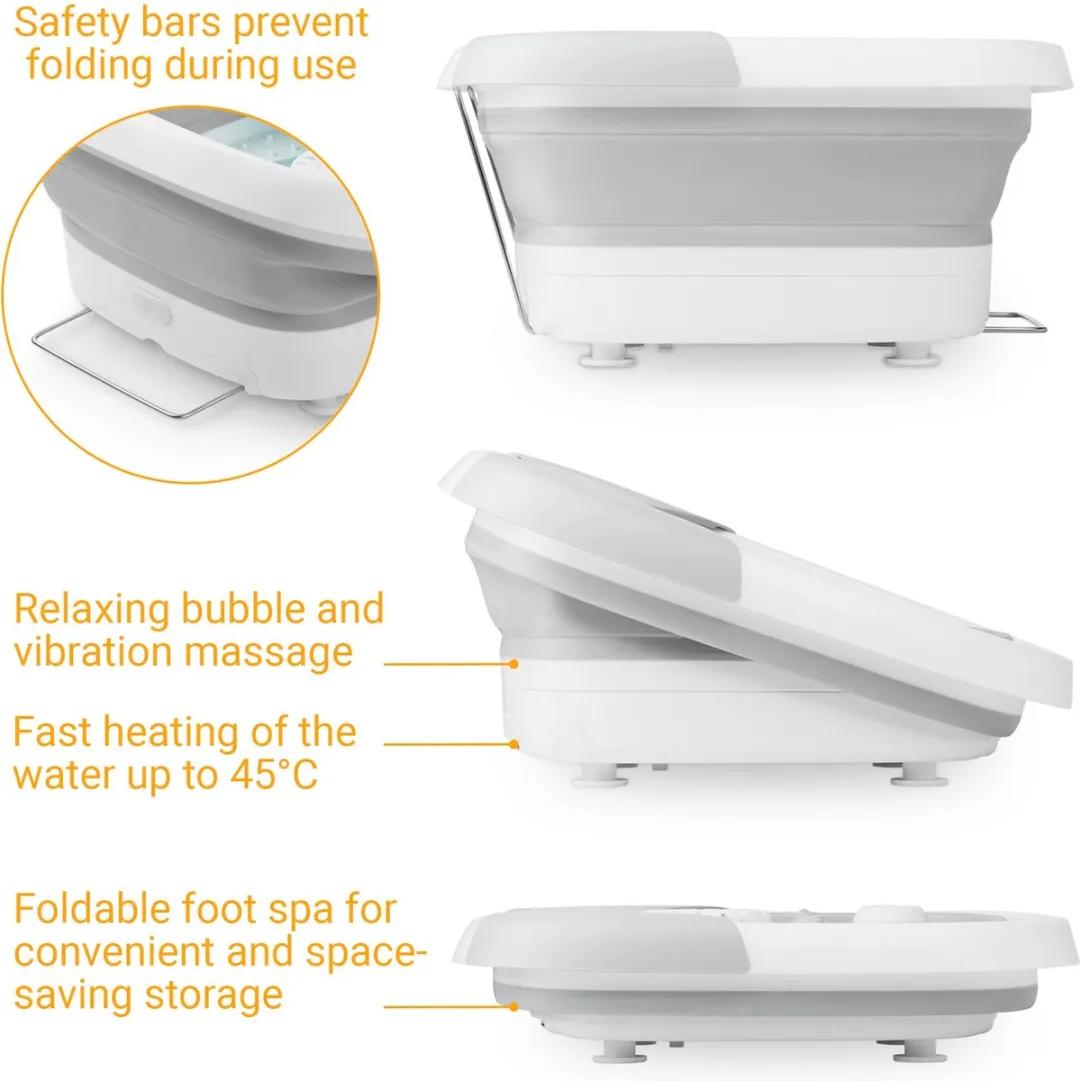 Medisana FS 886 Opvouwbaar Voetbubbelbad - Wit