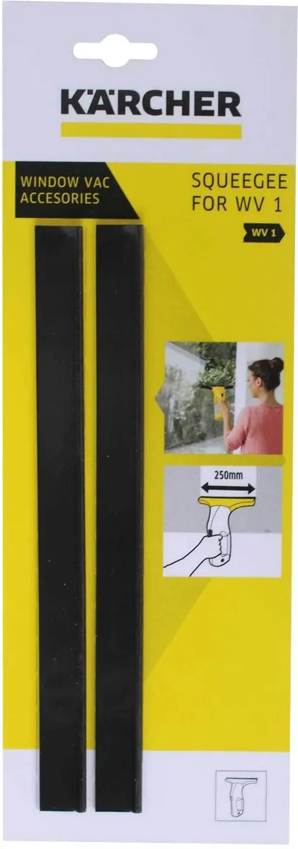 Kärcher Vervangstrip Rubber WV 1 250mm - 2 Stuks