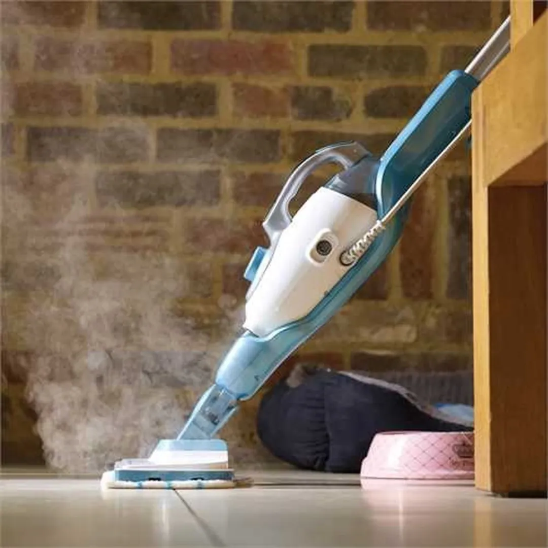 BLACK+DECKER FSMH1351SM Stoomreiniger 9-in-1 - 1300W - 0,5L - Wit & Aqua