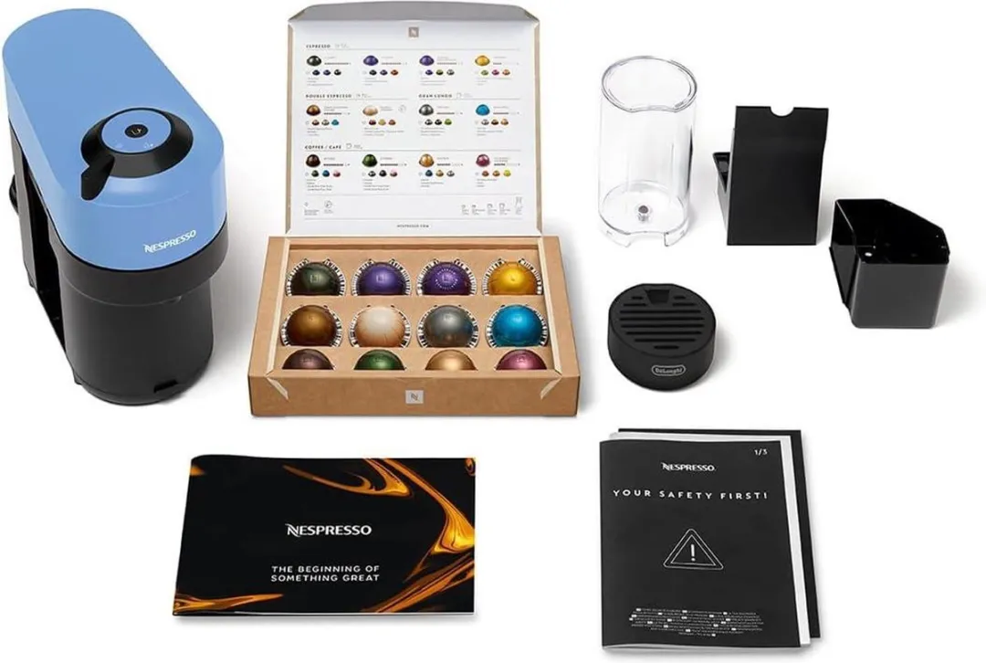 De'Longhi Nespresso Vertuo Pop ENV90.A Koffiecupmachine - Blauw