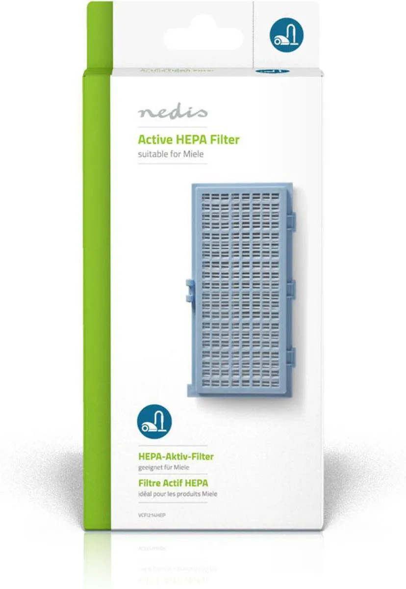 Nedis HEPA Vervangingsfilter VCFI214HEP - Blauw/Wit