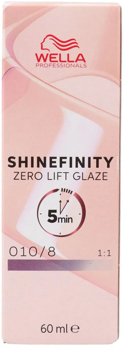 Wella Shinefinity Color Nº 010/8 Permanente Kleur 60ml