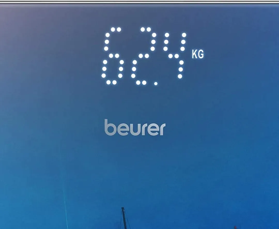 Beurer GS 215 Personenweegschaal - 180 kg - Botenprint