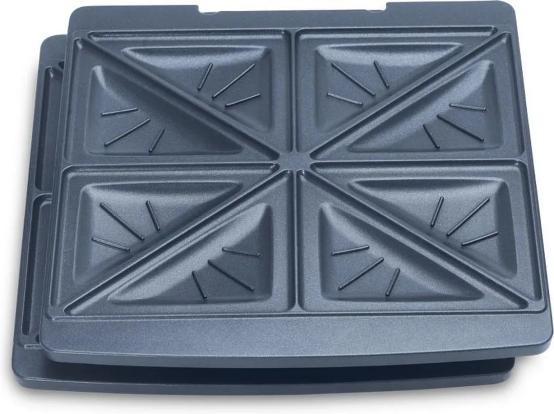 Solis 72013 Sandwichplaten - 2 Stuks - Zwart