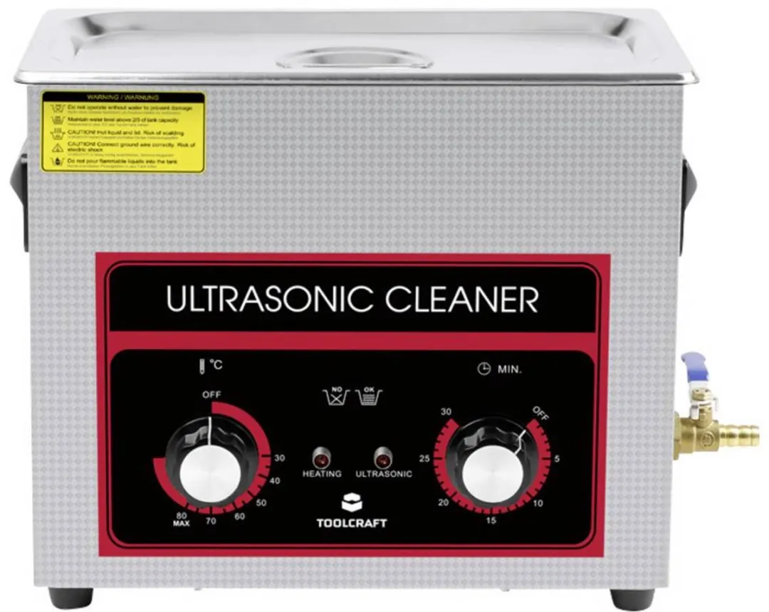 TOOLCRAFT USC-650 Ultrasoonreiniger 6.5L - 180W