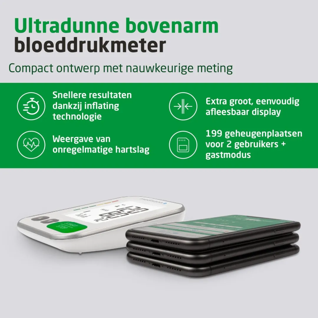 Medisana BU 572 connect Bloeddrukmeter - Bovenarm - Wit