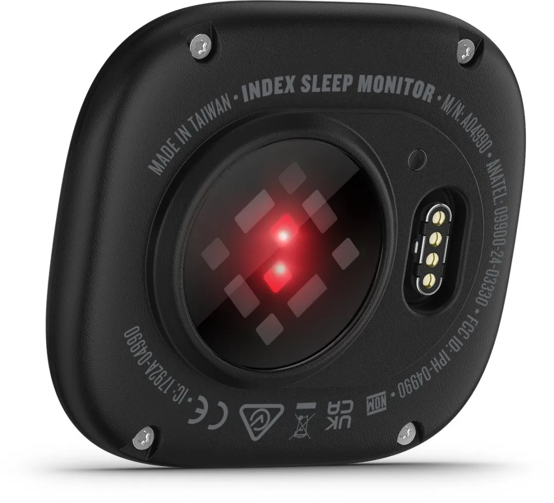 Garmin Index Sleep Monitor - S-M - Slaaptracker - Machinewasbaar - Zwart