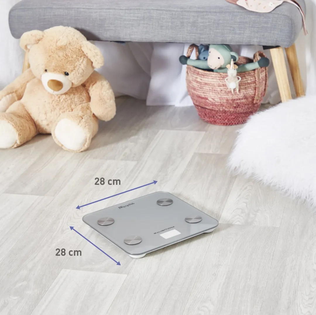 Rowenta BR9600 Intelligente Weegschaal - 160 kg - 6 Personen - Zilver - afbeelding 4 van 6
