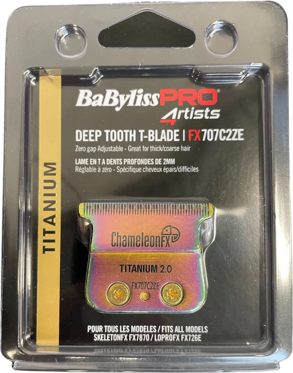 BaBylissPRO Chameleon Snijmes FX707C2ZE - Titanium