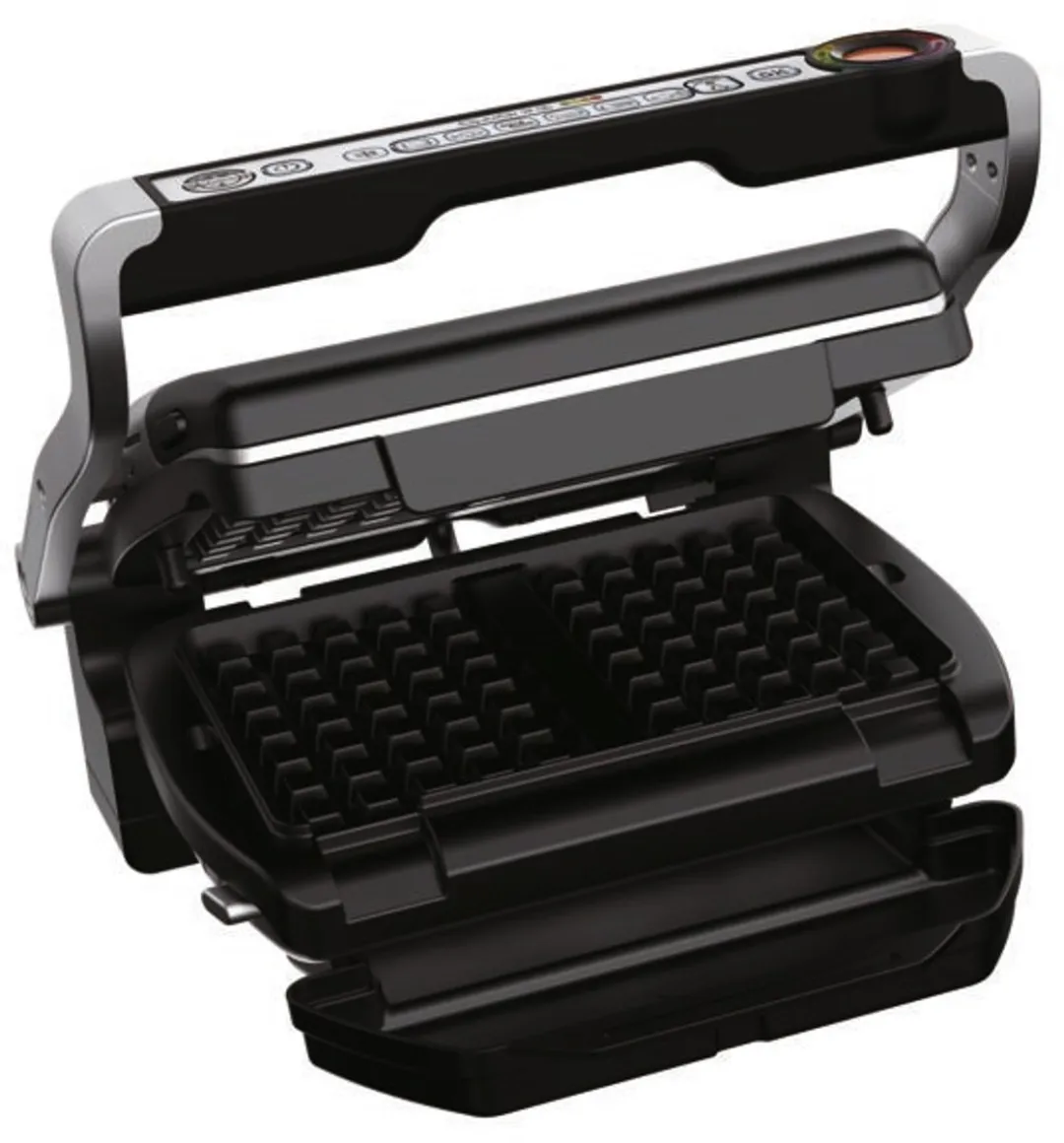 Tefal OptiGrill XA7238 Grillplaat - 2 Wafelplaten - Zwart