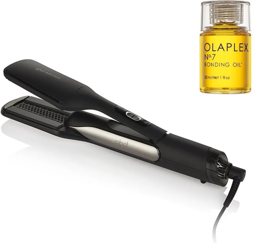 GHD Duet Style Black + Olaplex No.7 Bonding Oil 30ml