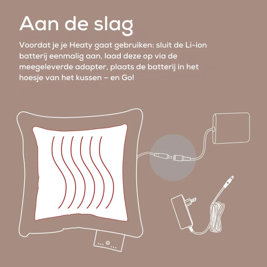 Beurer HK 48 Warmtekussen - 45x45cm - 3 standen - Cosy Grey