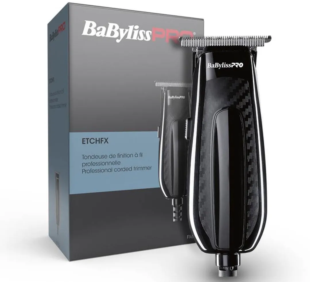 BaBylissPRO EtchFX FX69ZE Trimmer - Zwart - 4 Opzetkammen