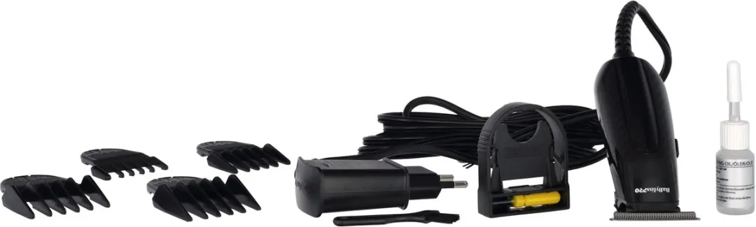 BaBylissPRO EtchFX FX69ZE Trimmer - Zwart - 4 Opzetkammen