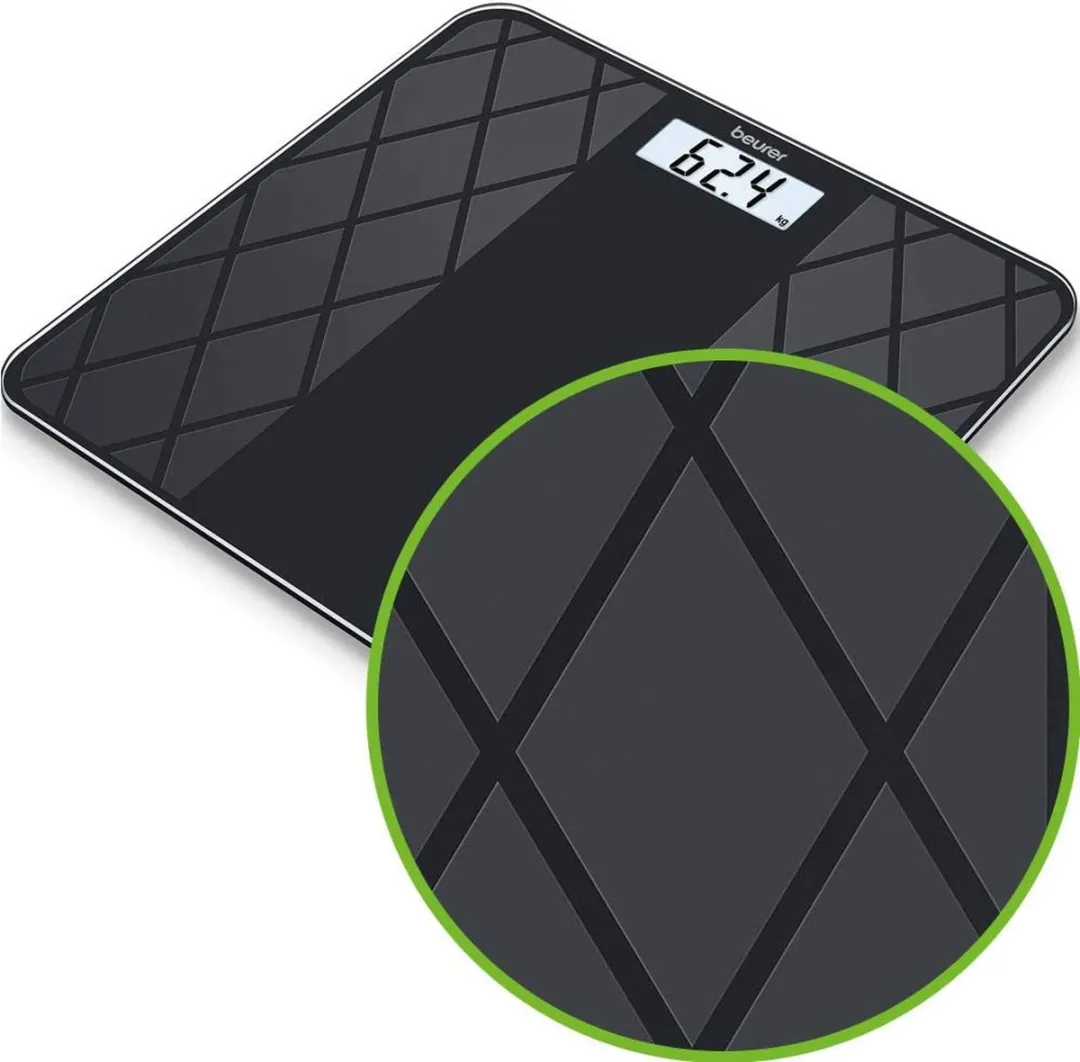 Beurer GS 135 Personenweegschaal - 180 kg - Zwart