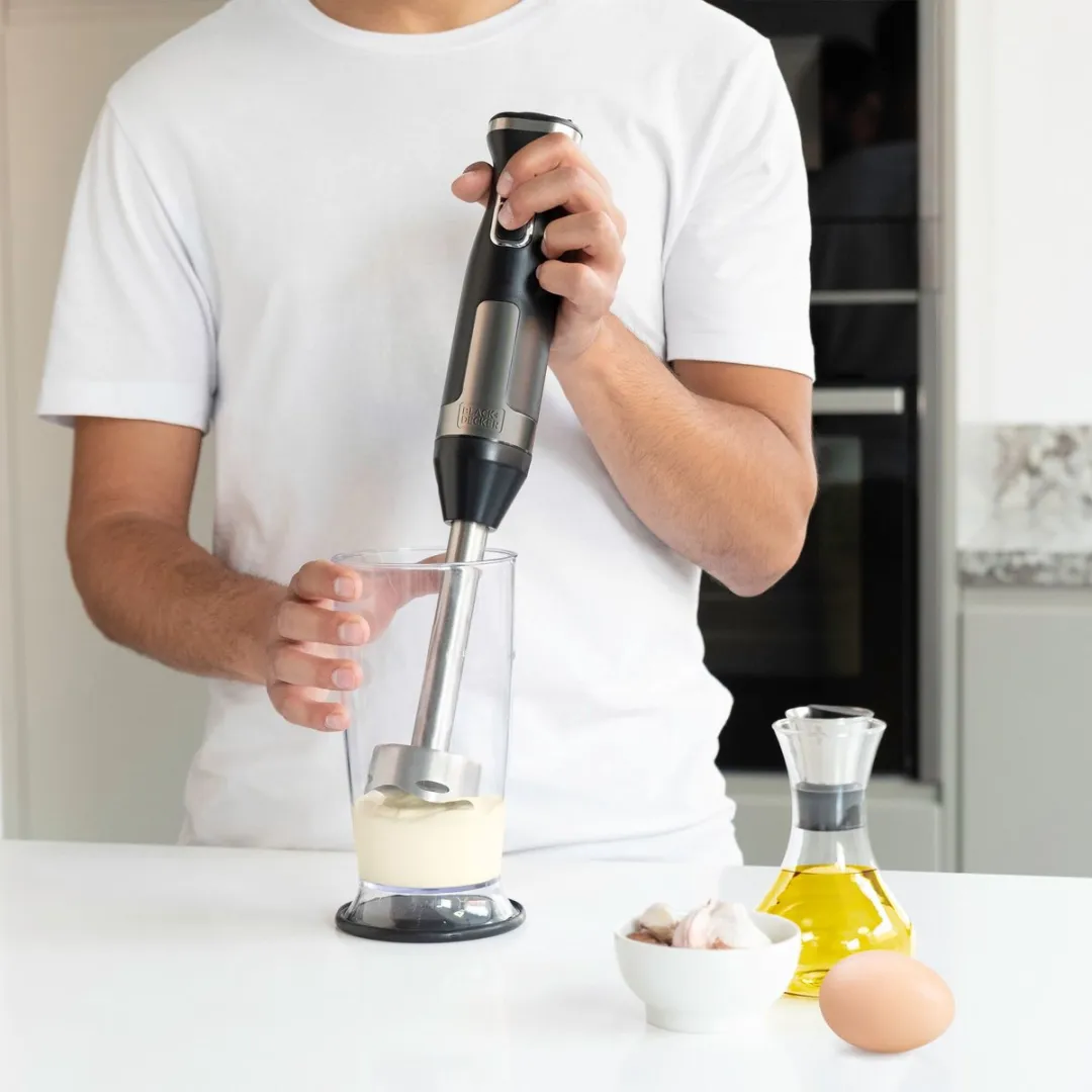BLACK+DECKER BXHBA1500E Blender & Staafmixer 1500W - Zwart/RVS