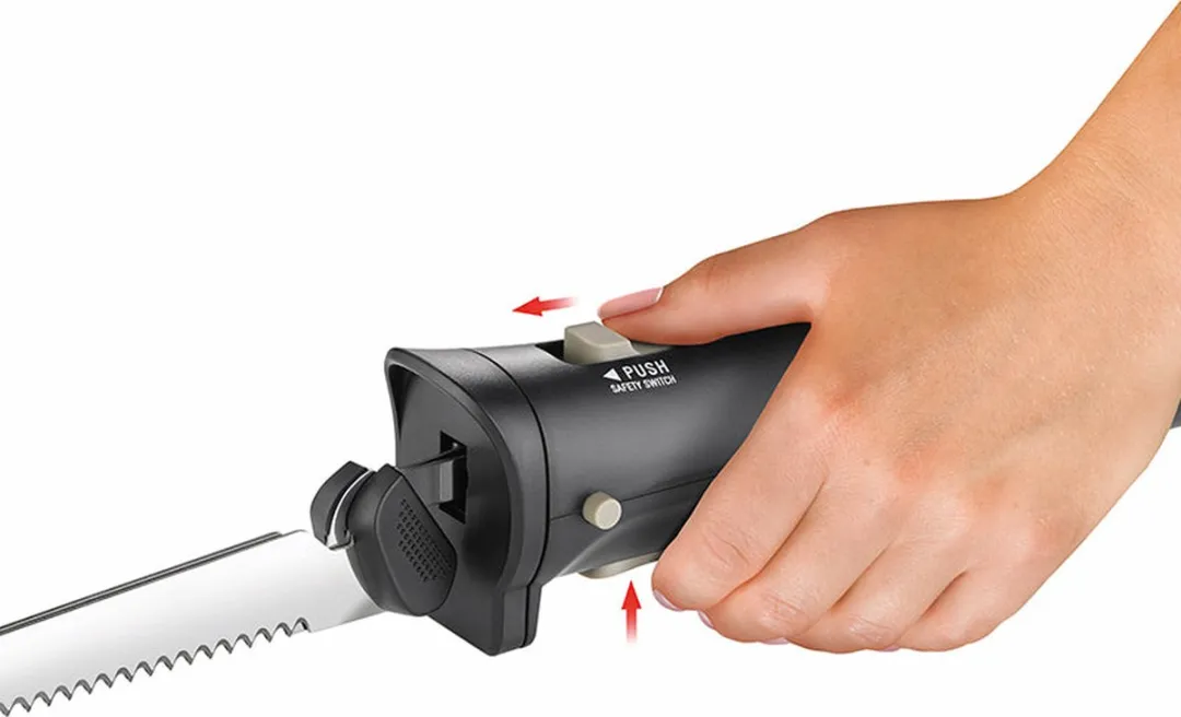 Unold 78815 Elektrisch Mes Cordless - 9W - 2 Snelheden - Zwart/RVS