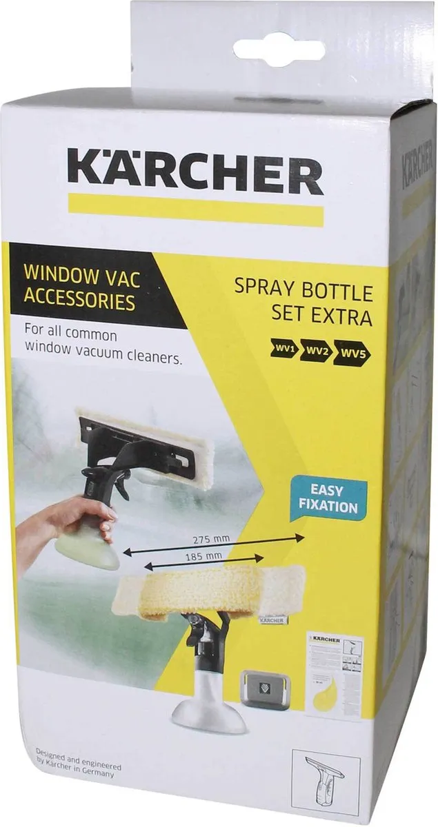 Kärcher Window Vac Sproeifles Set Premium - Wit - afbeelding 6 van 6