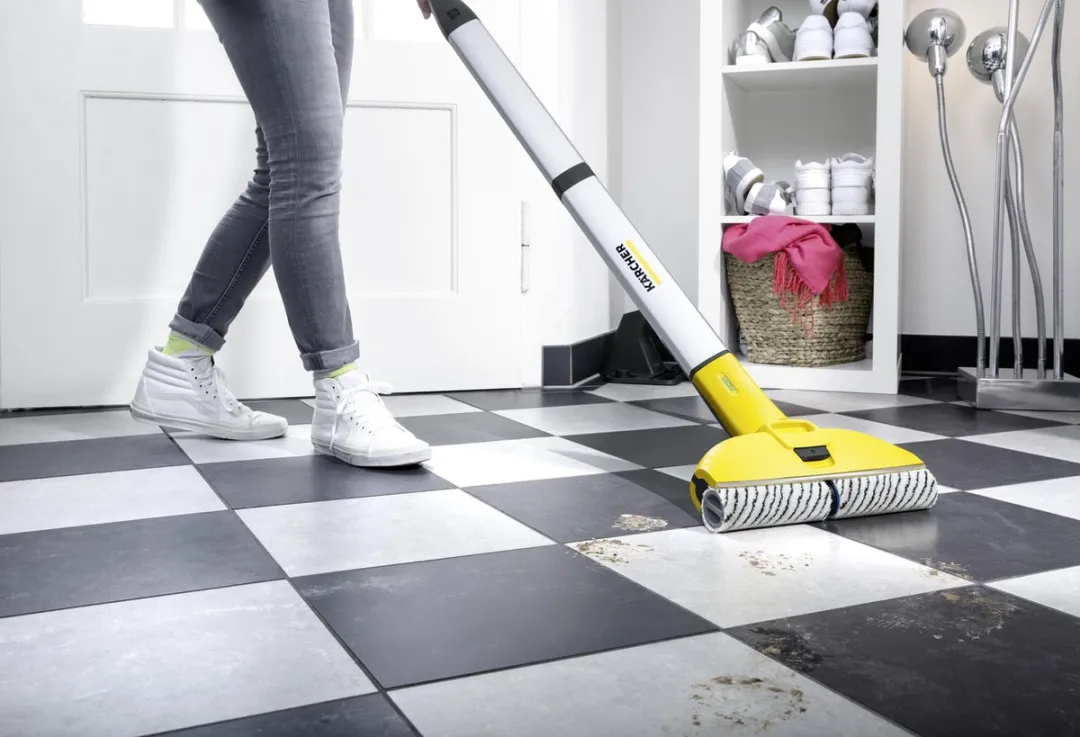 Kärcher Floor Cleaner Accessoire Set RM 537 - 2x Microvezelrollen Steen - Geel