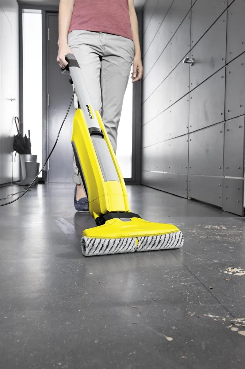 Kärcher Floor Cleaner Accessoire Set RM 537 - 2x Microvezelrollen Steen - Geel