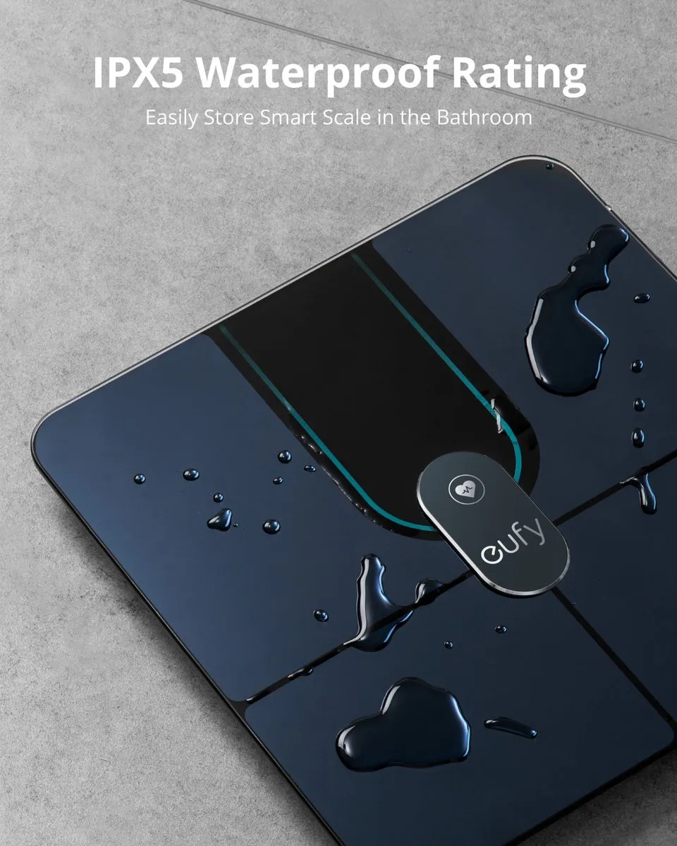 Eufy Smart Scale P2 Pro Digitale Weegschaal - 16 Metingen - Zwart - afbeelding 6 van 6