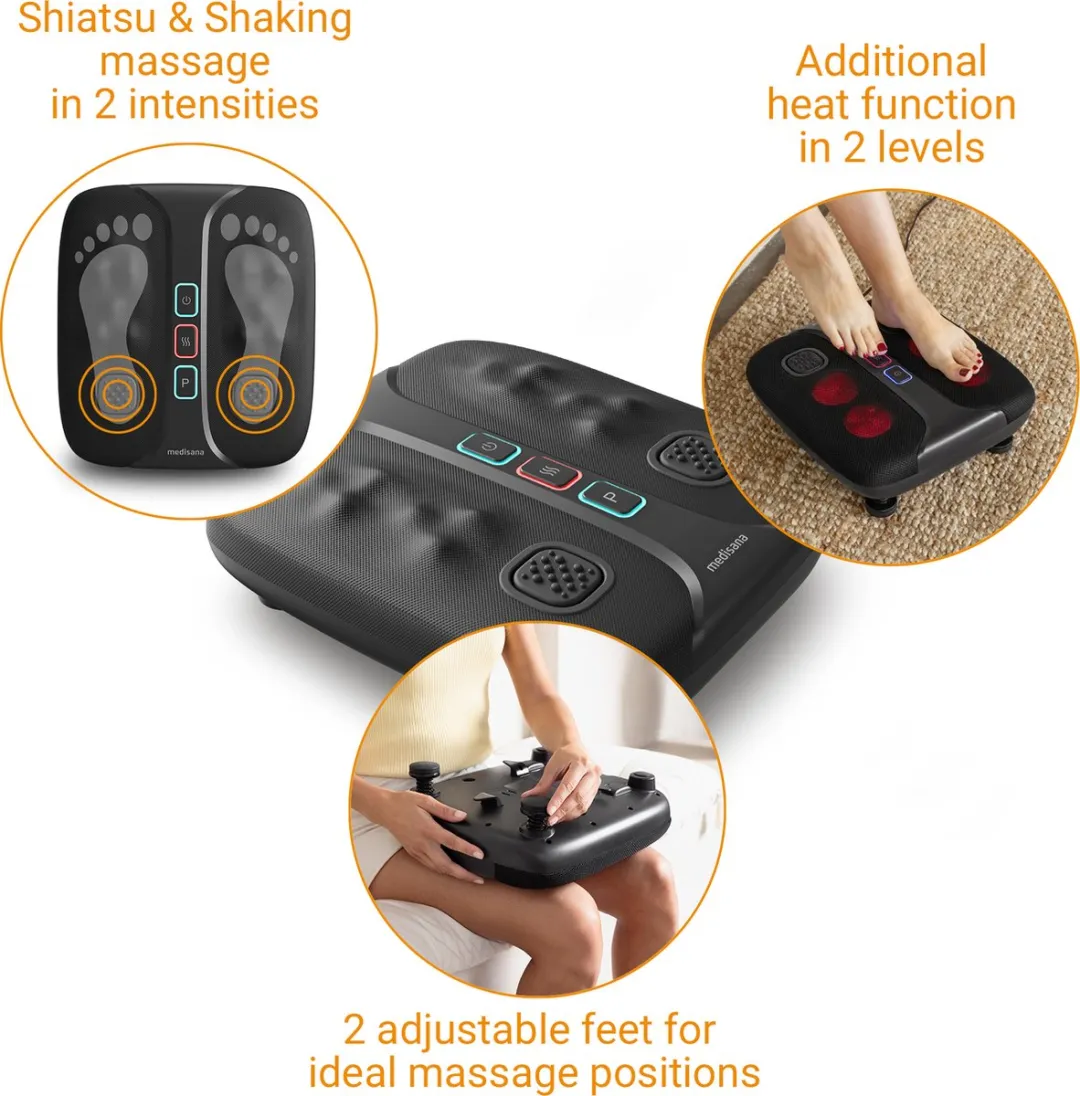 Medisana LM 100 Shiatsu Been- en Voetmassageapparaat - Zwart