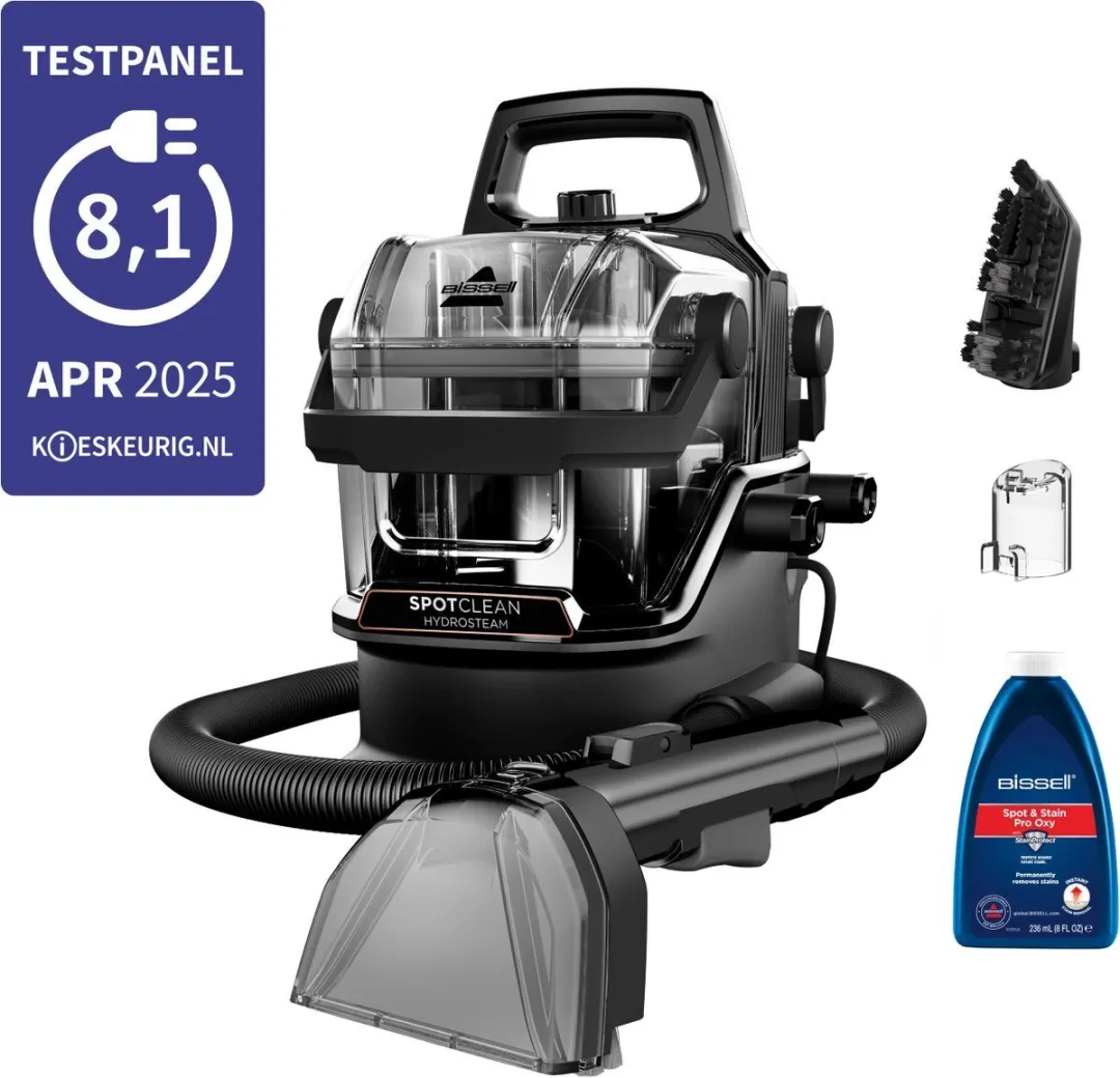 BISSELL SpotClean HydroSteam Select 3697N Stoomreiniger