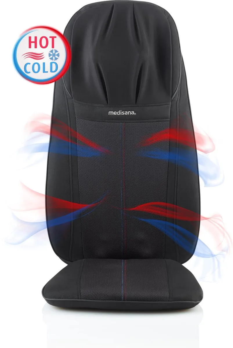 Medisana MC 828 Shiatsu Massagekussen - Hot & Cold - Zwart