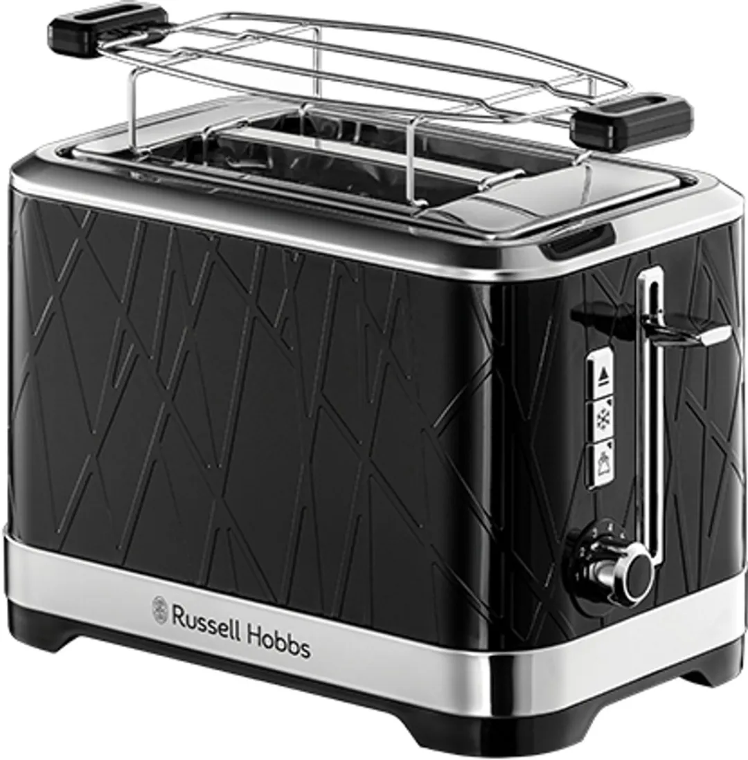 Russell Hobbs 28091-56 Broodrooster 2 Sneden - 1050W - Zwart - afbeelding 3 van 4