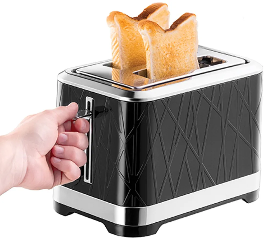 Russell Hobbs 28091-56 Broodrooster 2 Sneden - 1050W - Zwart - afbeelding 2 van 4