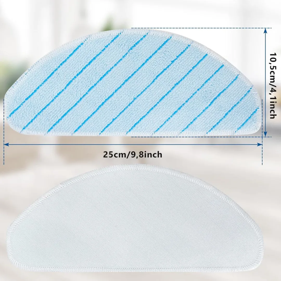 Ecovacs Deebot T9 Serie Wasbare Reinigingsdoekjes - 10 Stuks - Blauw