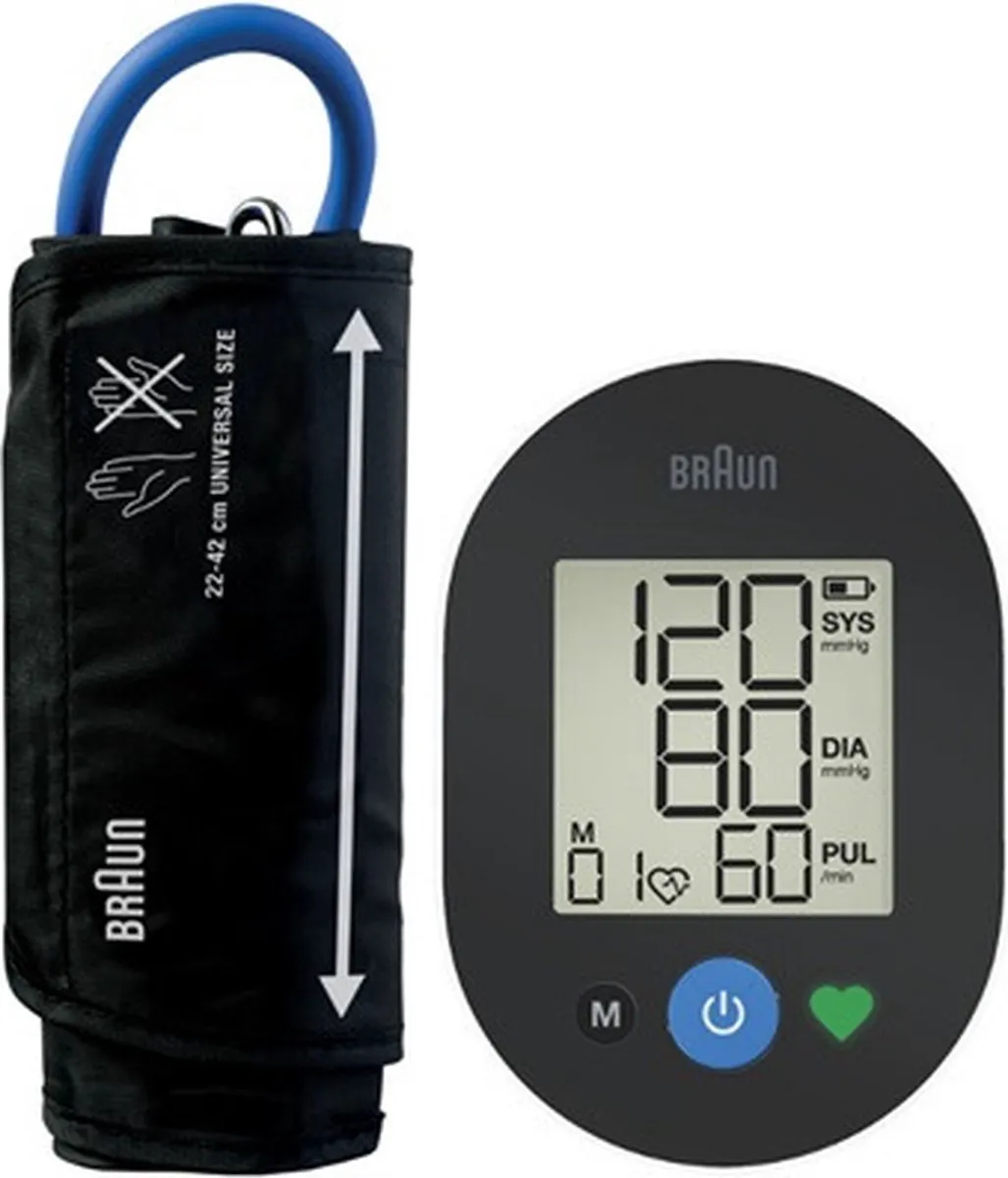 Braun ExactFit BUA4050EU Bloeddrukmeter - 5 Personen - Universele Maten