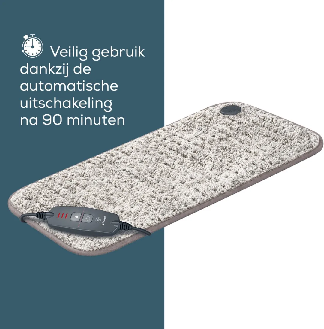 Beurer HK 126 XXL Elektrisch Warmtekussen 60x30cm - Grijs